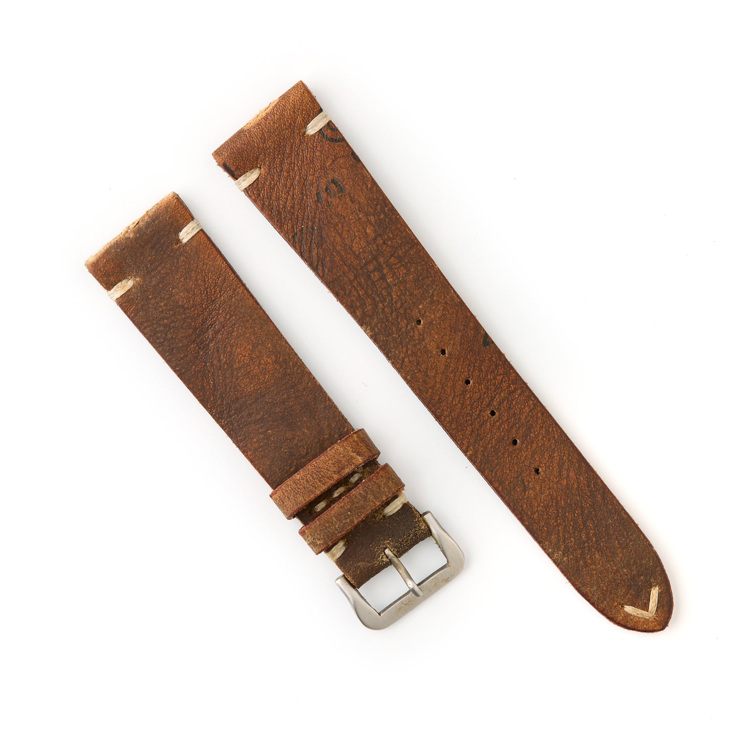 Hatchling Straps Vintage Inspired Brown 22mm