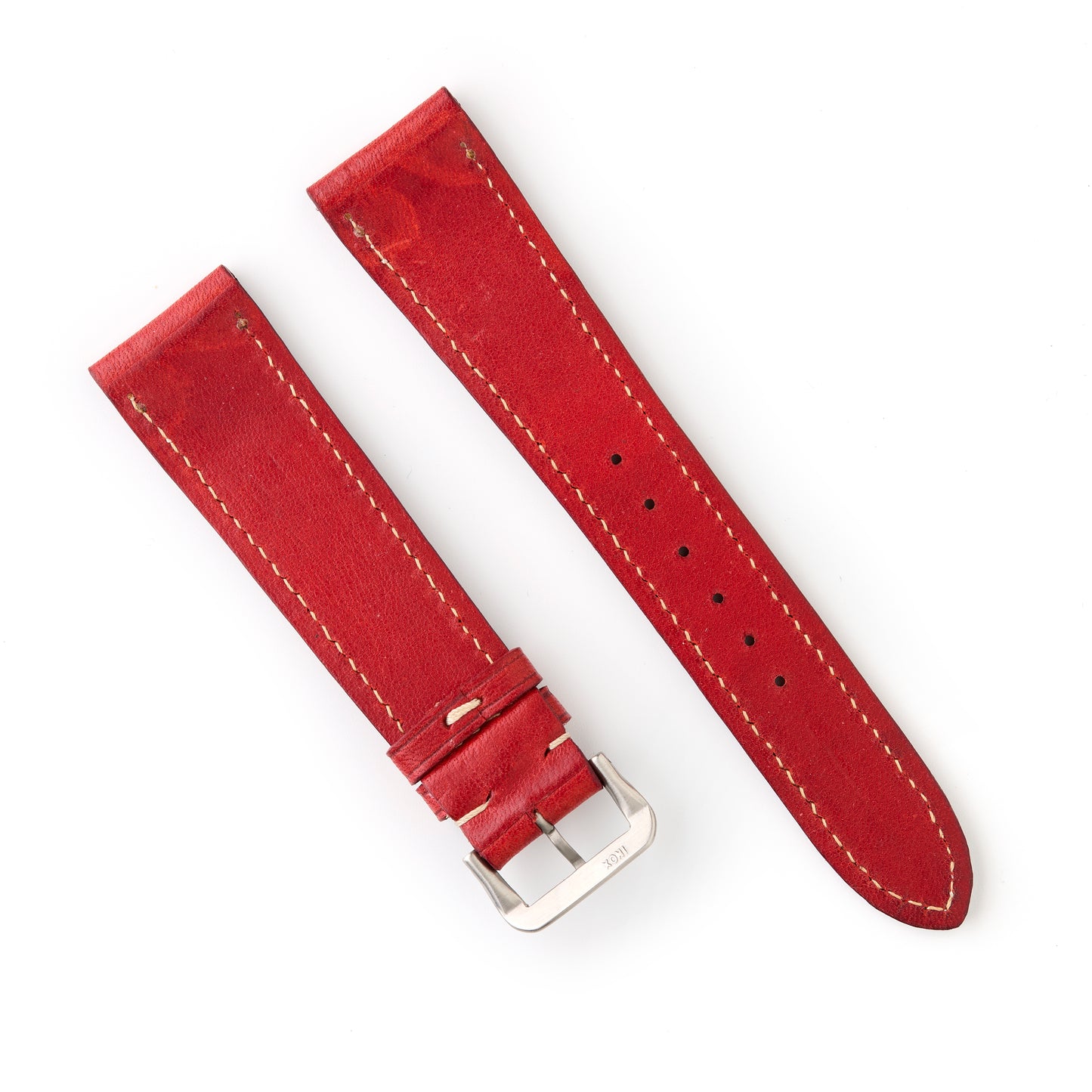Hatchling Straps Vintage Inspired Red 20mm