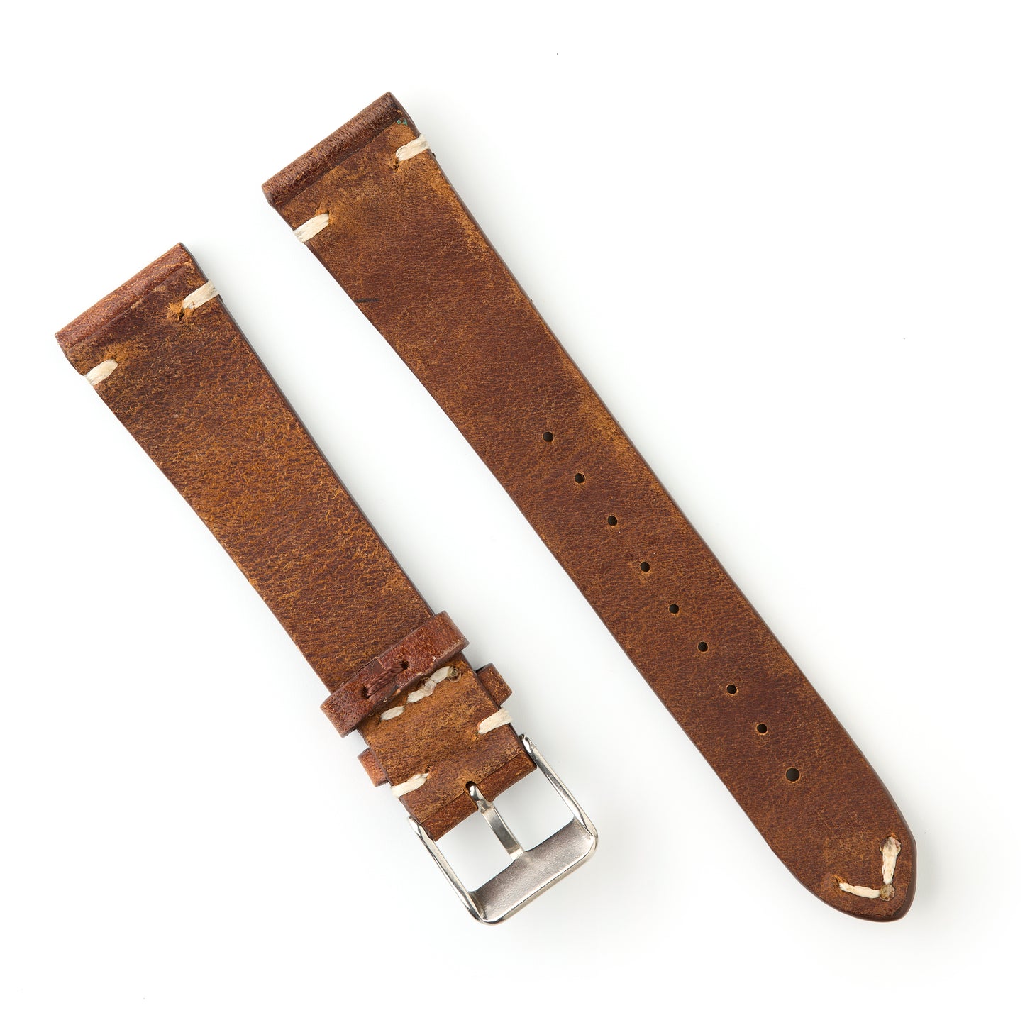 Hatchling Straps Vintage Inspired Brown 20mm-Long