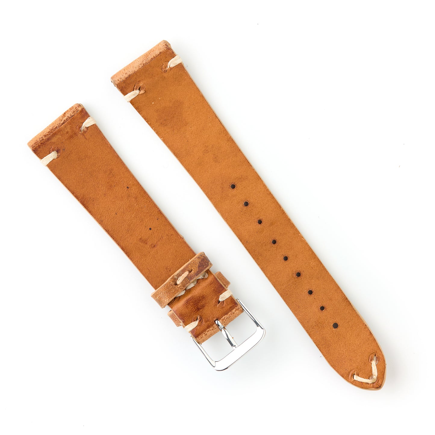 Hatchling Straps Vintage Inspired Brown 20mm-Long