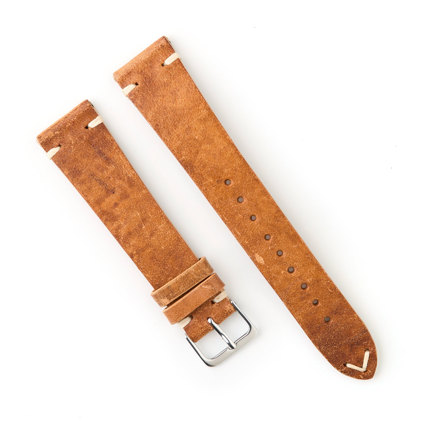 Hatchling Straps Vintage Inspired Brown 20mm-Long