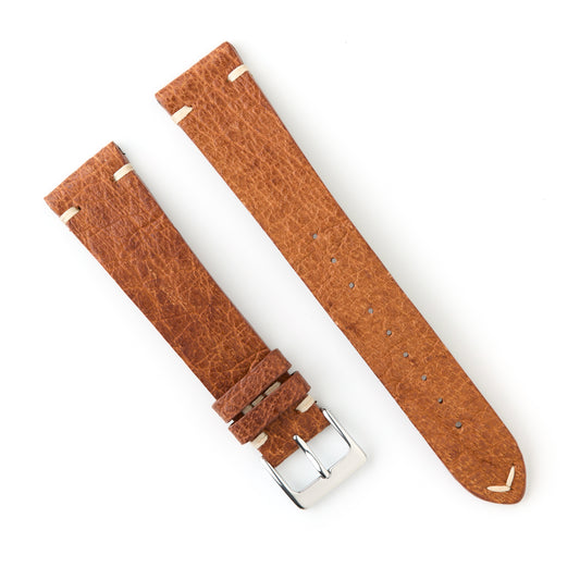 Hatchling Straps Vintage Inspired Brown 20mm-Long