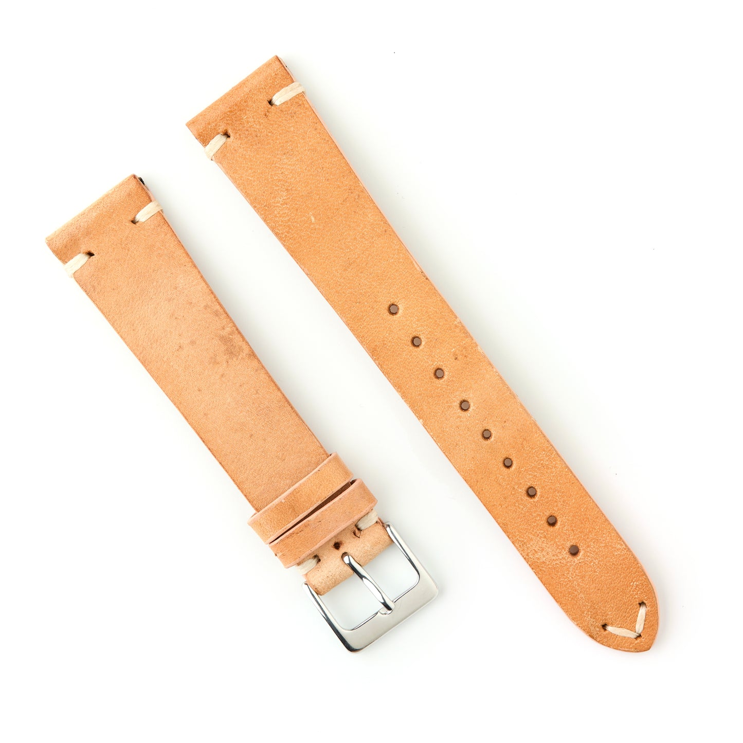 Hatchling Straps Vintage Inspired Brown 20mm-Long
