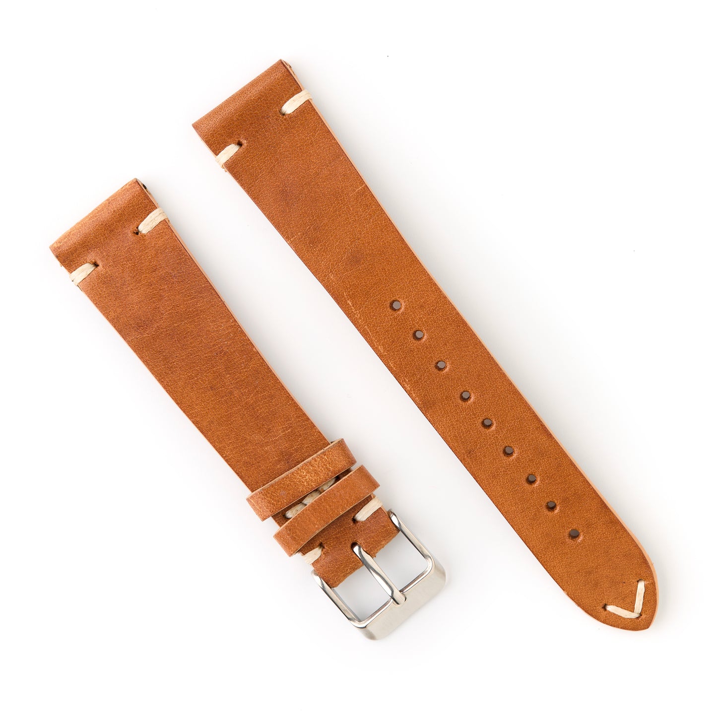Hatchling Straps Vintage Inspired Brown 20mm-Long