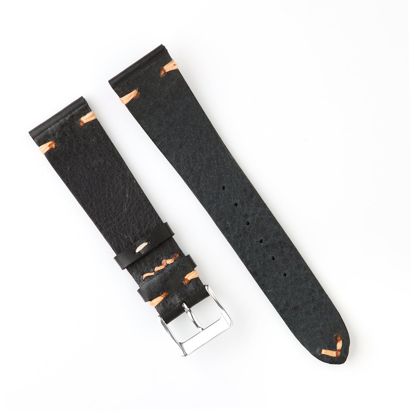 Hatchling Straps Vintage Inspired Black 20mm