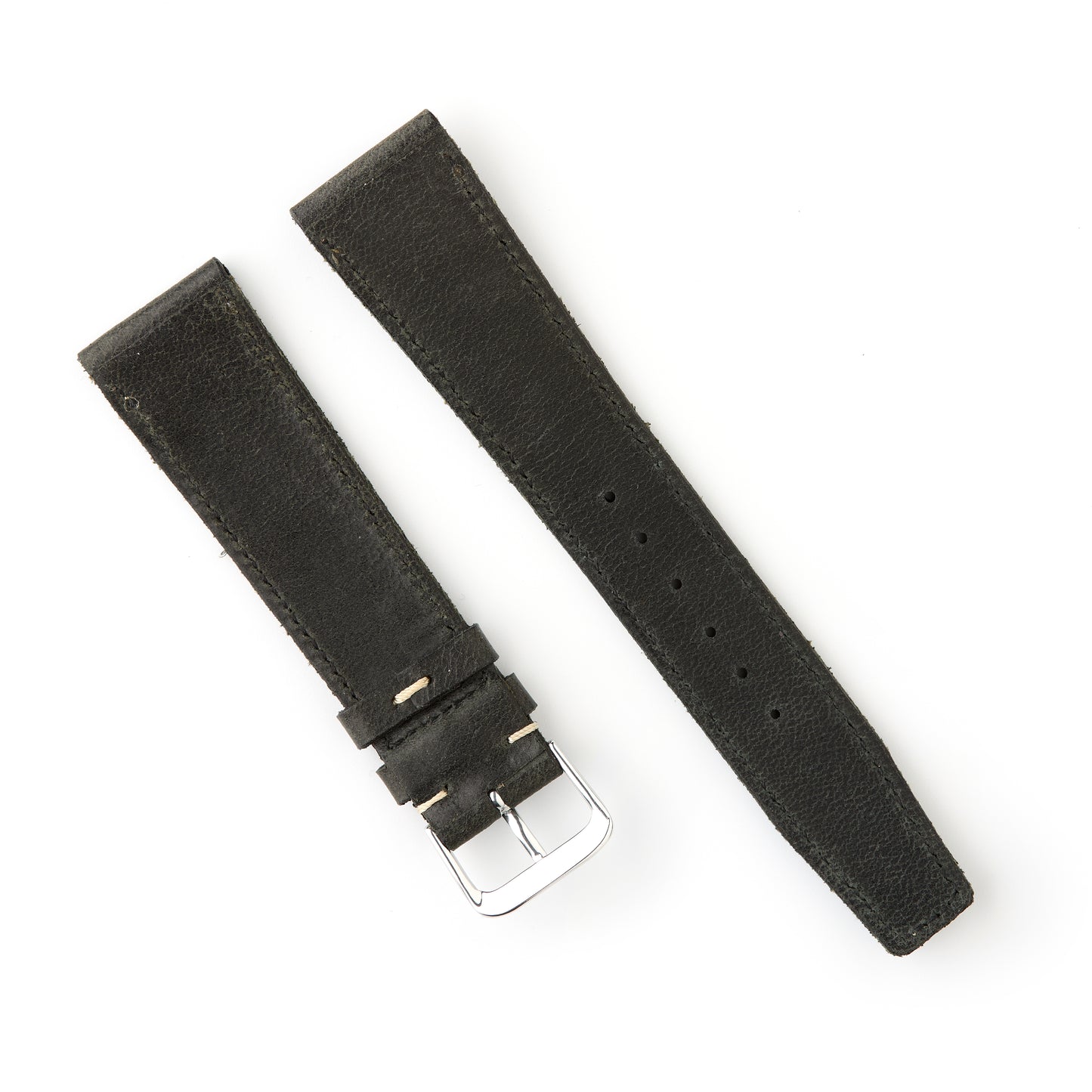 Hatchling Straps Vintage Inspired Black 20mm