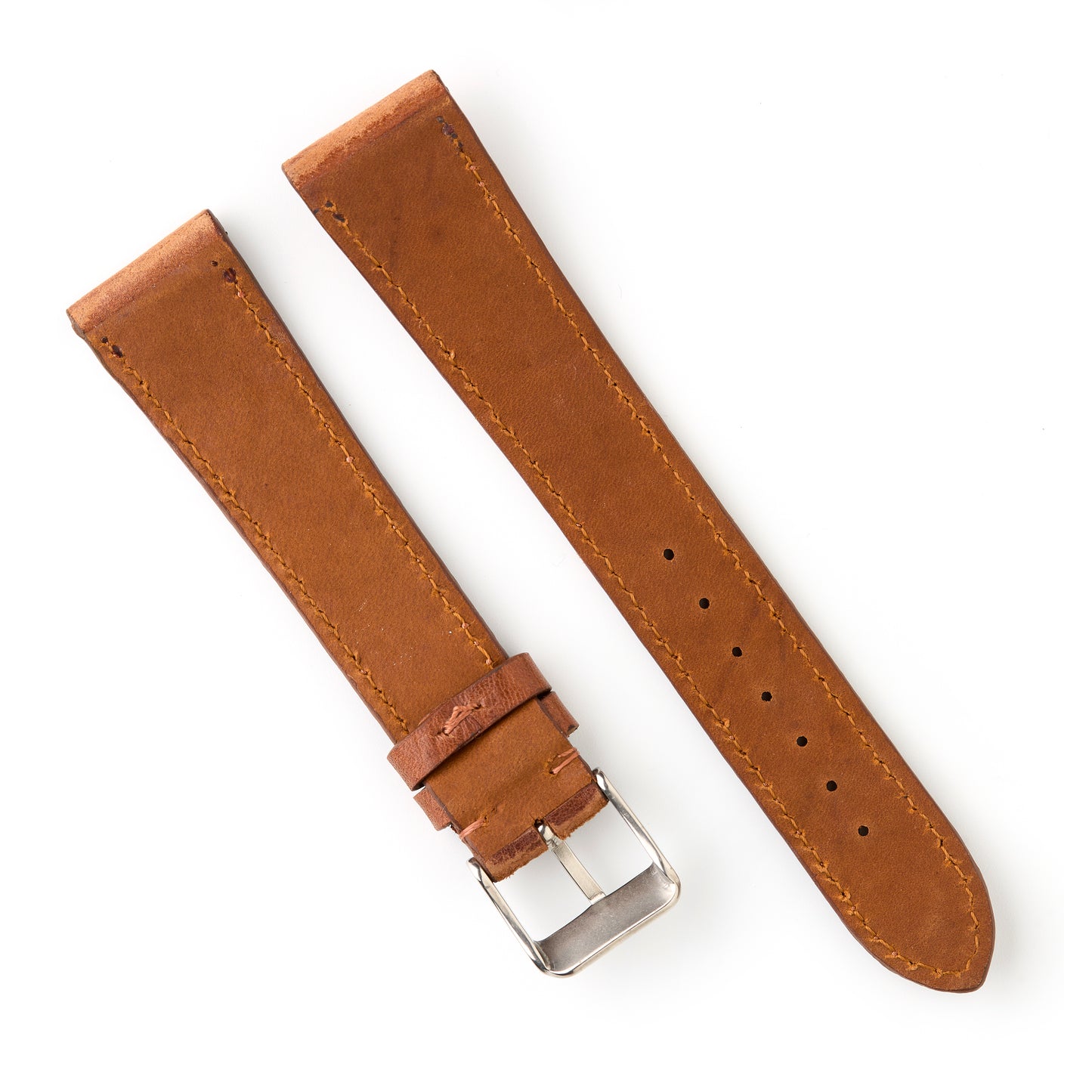 Hatchling Straps Vintage Inspired Brown 20mm-Extra Long