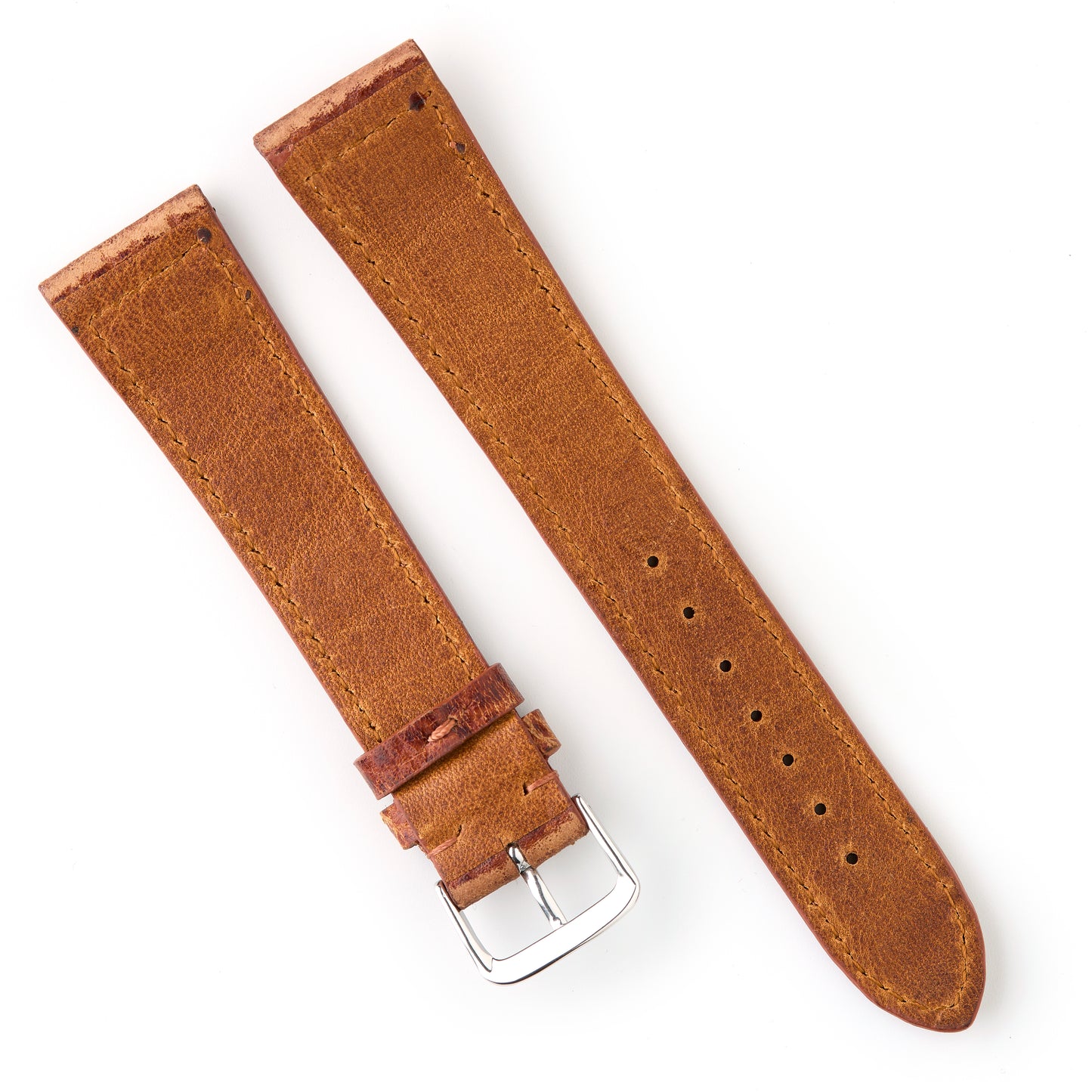 Hatchling Straps Vintage Inspired Brown 20mm-Long