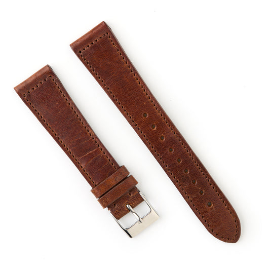 Hatchling Straps Vintage Inspired Brown 20mm-Long