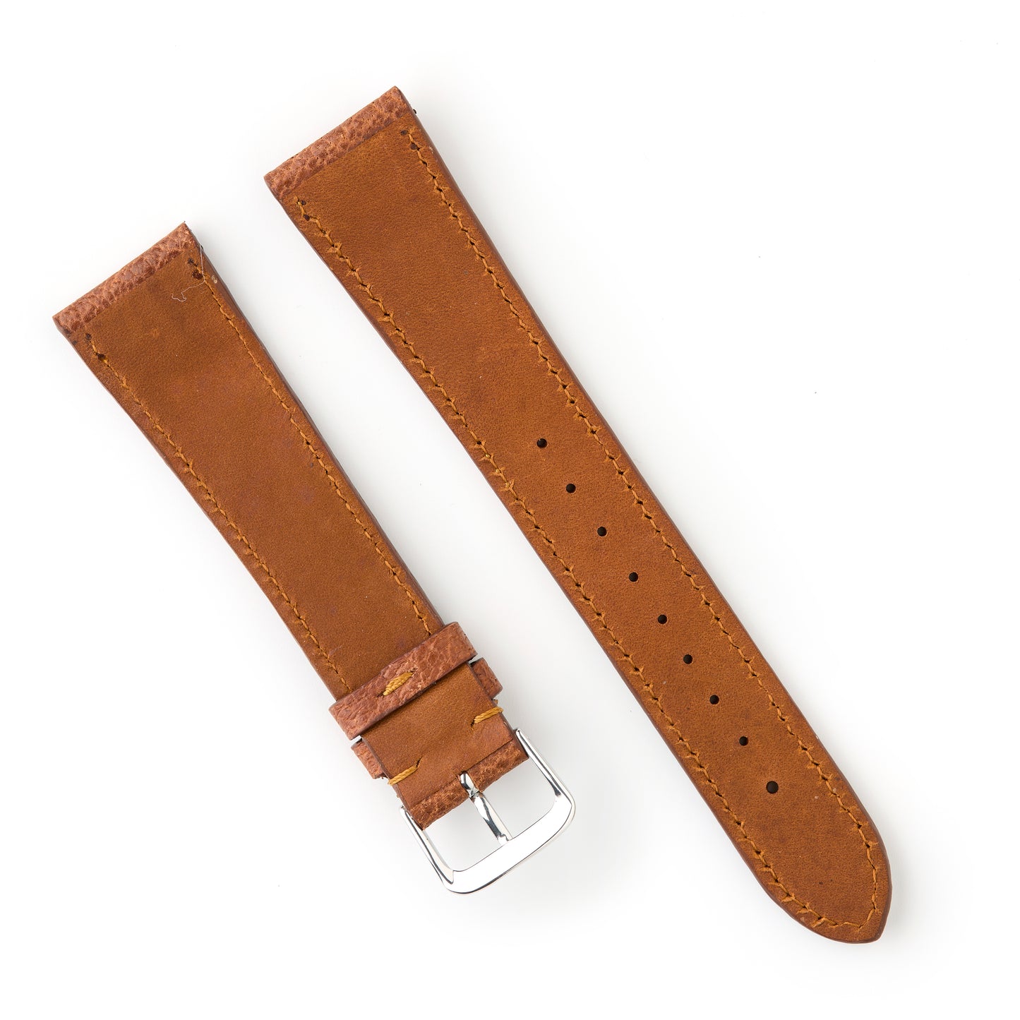 Hatchling Straps Vintage Inspired Brown 20mm-Long