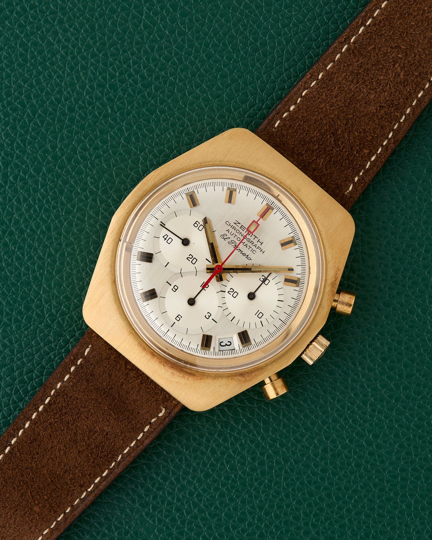 Zenith G7810 El Primero 18K Vintage Chronograph 1970s