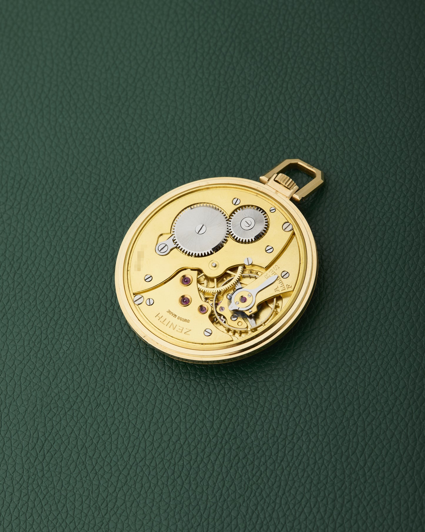 Zenith 18k Pocket Watch Yellow Gold Champagne Dial