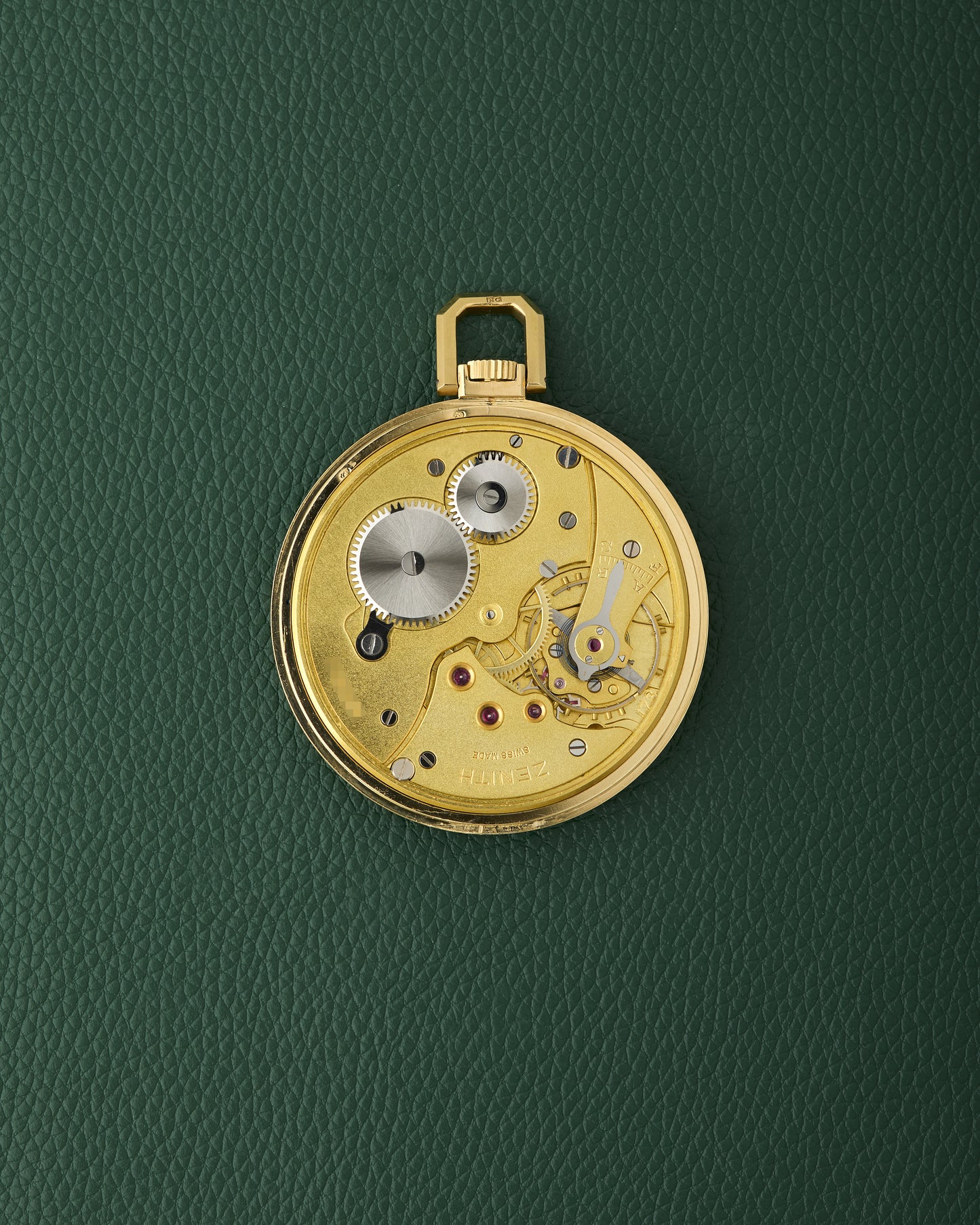 Zenith 18k Pocket Watch Yellow Gold Champagne Dial