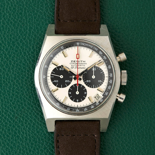 Zenith A384 Vintage Chronograph El Primero Panda Dial