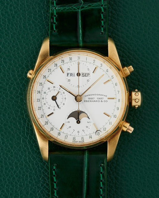 Eberhard & Co. Navy Master Ref. 30030-C White Dial 18K