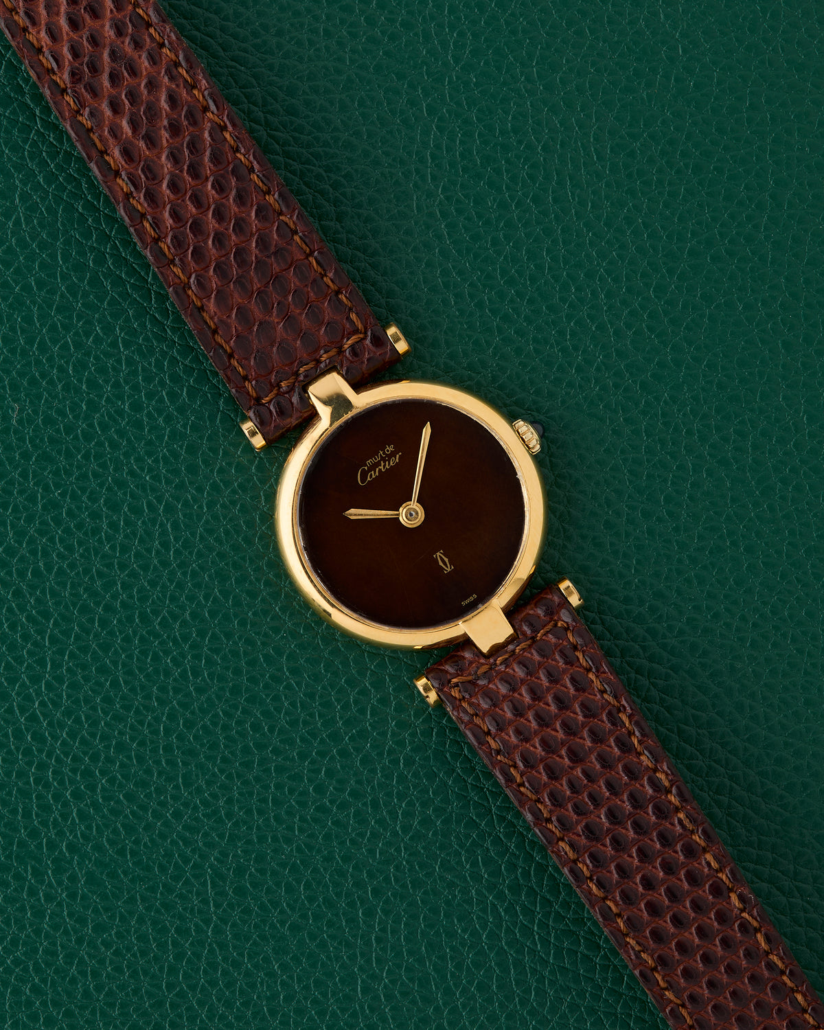 Cartier Must de Cartier Vendôme Brown Burgundy