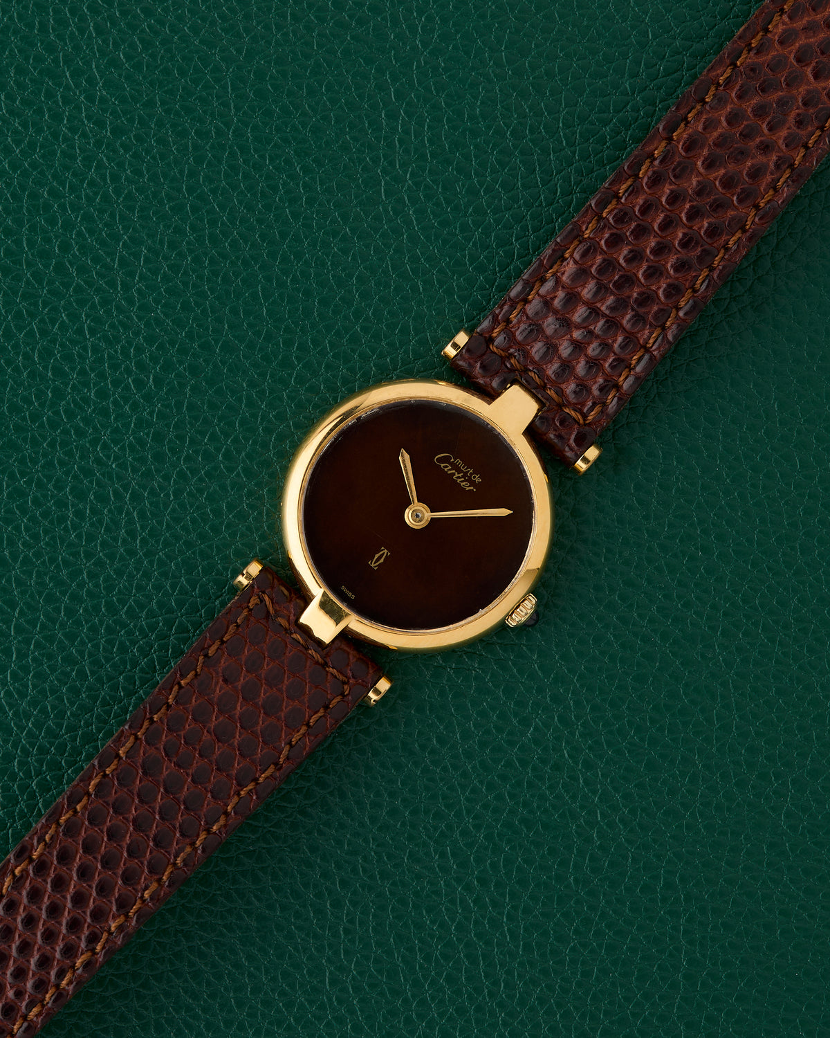 Cartier Must de Cartier Vendôme Brown Burgundy