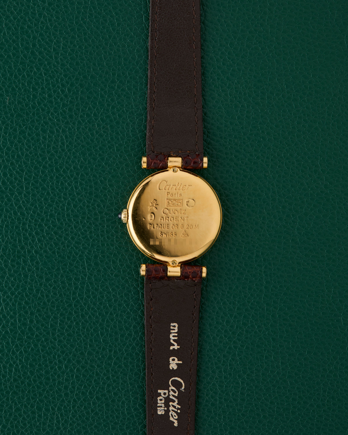 Cartier Must de Cartier Vendôme Brown Burgundy