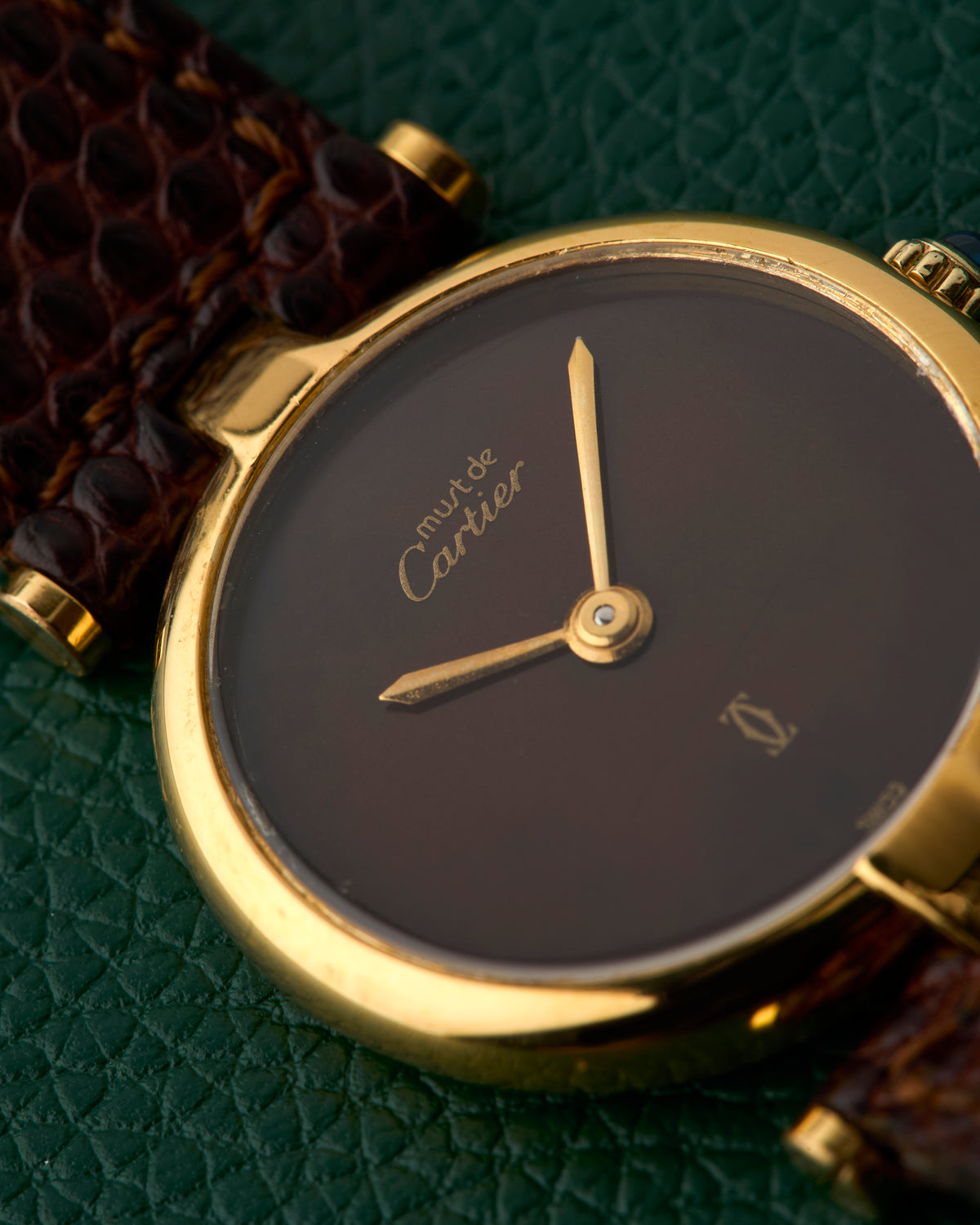 Cartier Must de Cartier Vendôme Brown Burgundy
