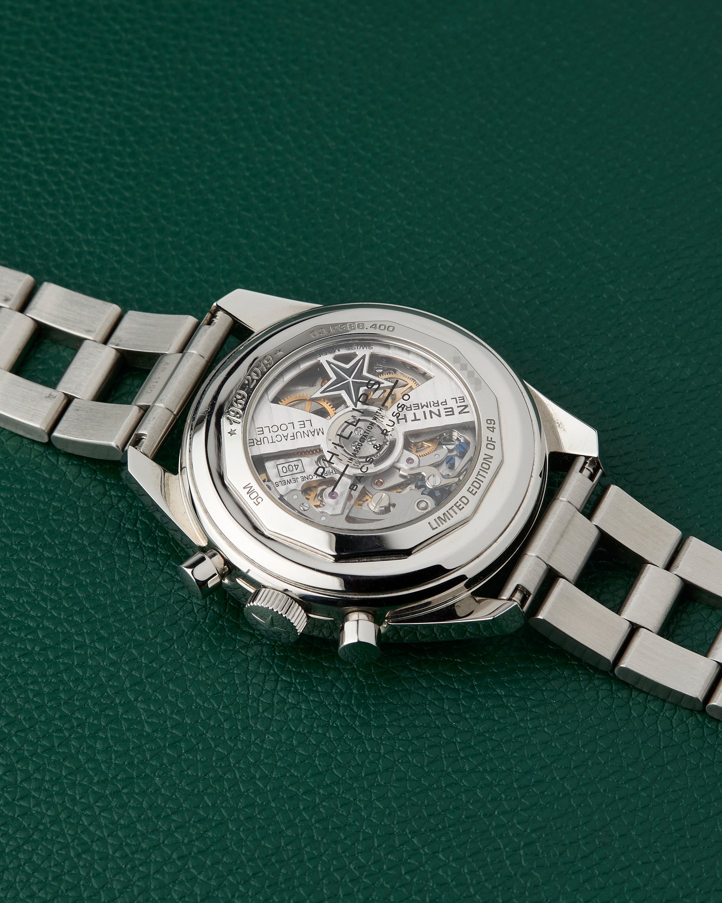 Zenith El Primero A386 Ref. 03.P386.400 Phillips Limited Edition Ladder Bracelet