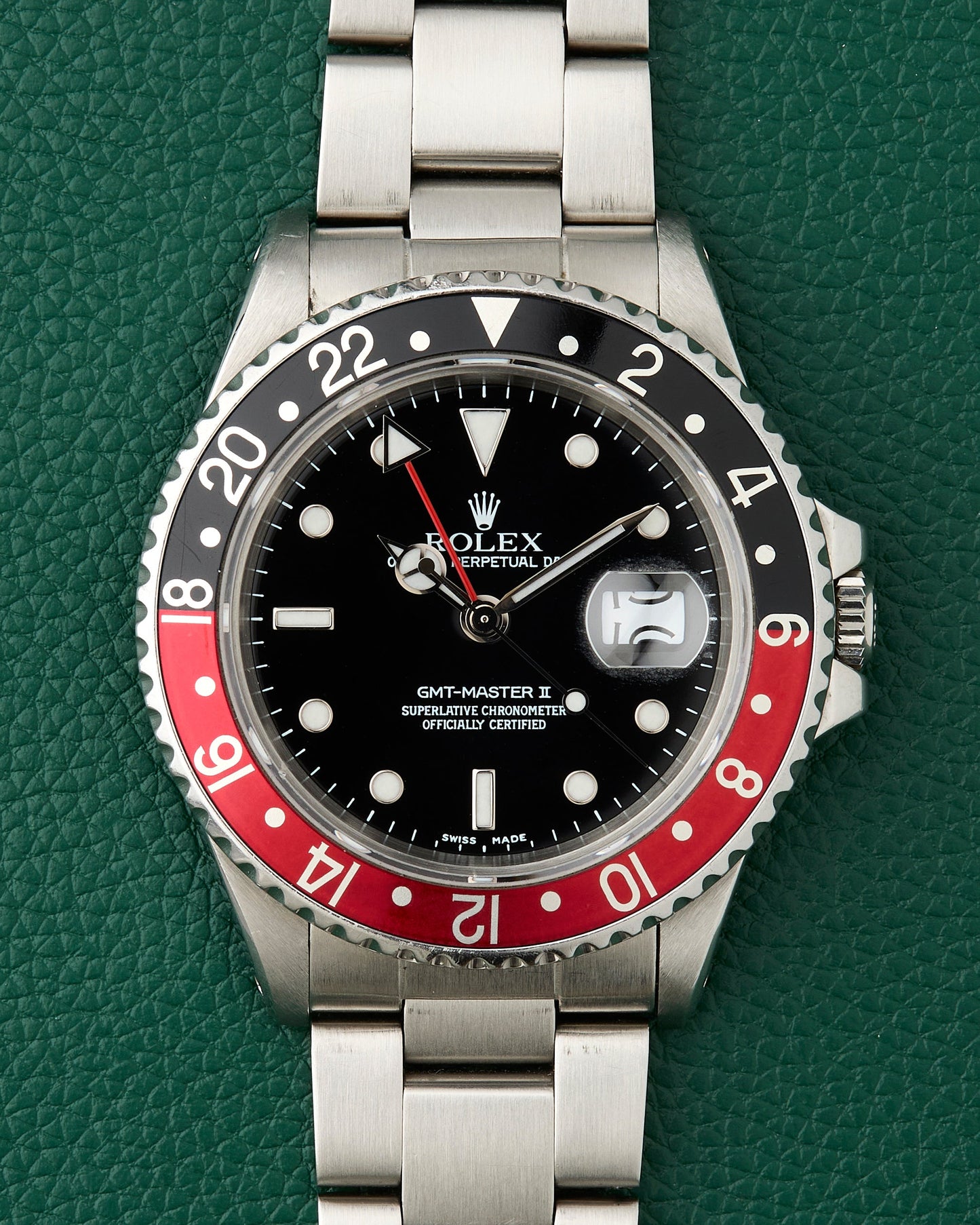 Rolex GMT Master II Ref. 16760 Coke Oyster Bracelet 1987