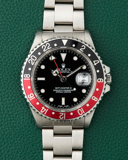 Rolex GMT Master II Ref. 16760 Coke Oyster Bracelet 1987