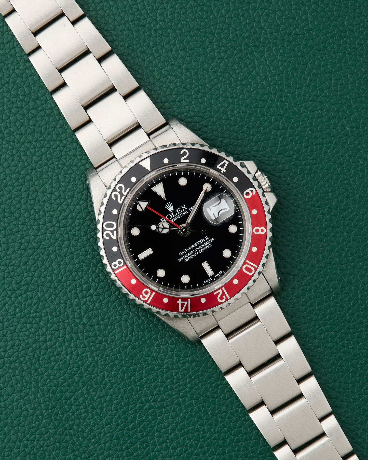 Rolex GMT Master II Ref. 16760 Coke Oyster Bracelet 1987