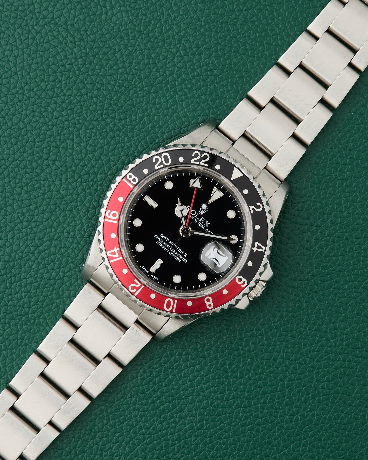Rolex GMT Master II Ref. 16760 Coke Oyster Bracelet 1987