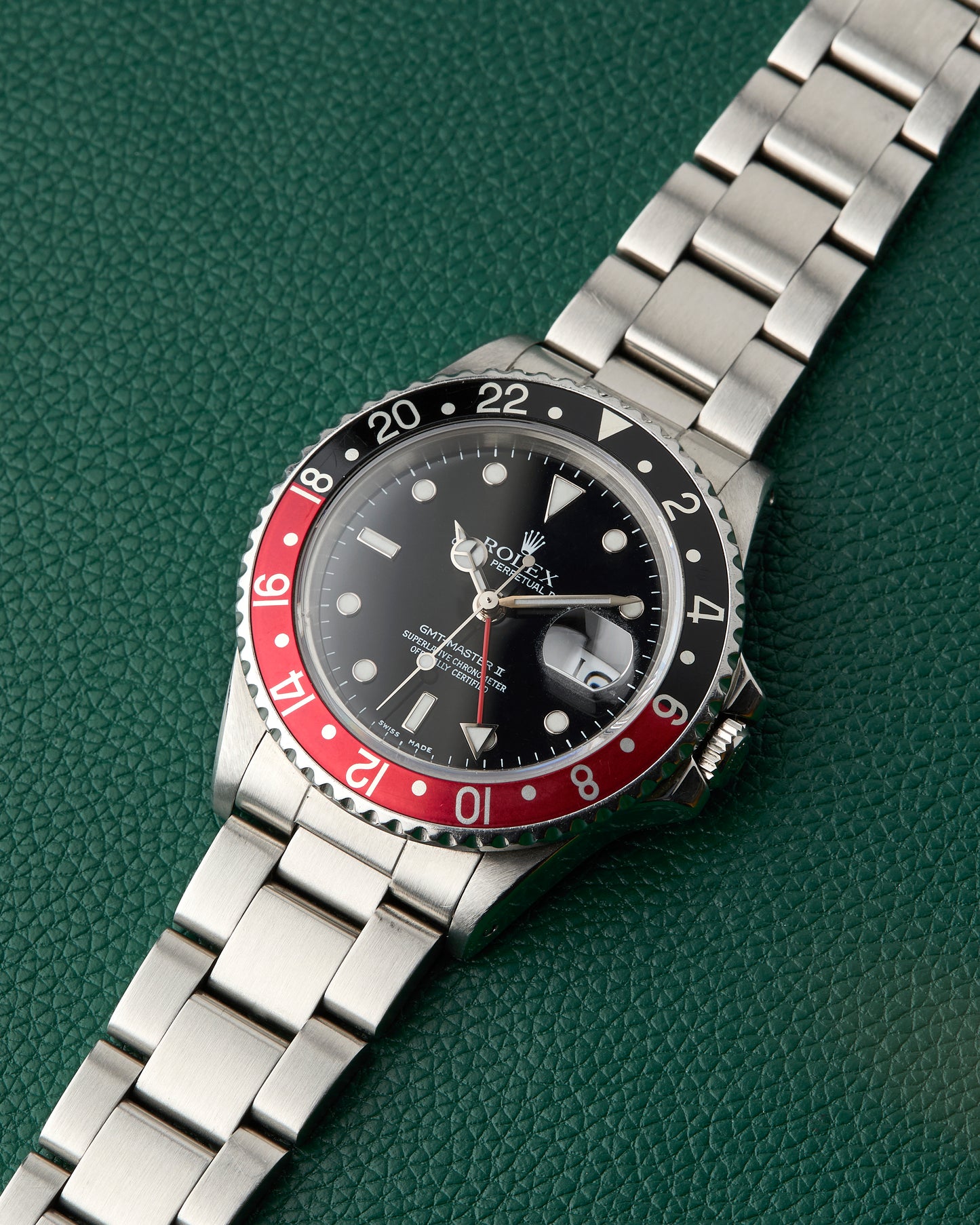 Rolex GMT Master II Ref. 16760 Coke Oyster Bracelet 1987