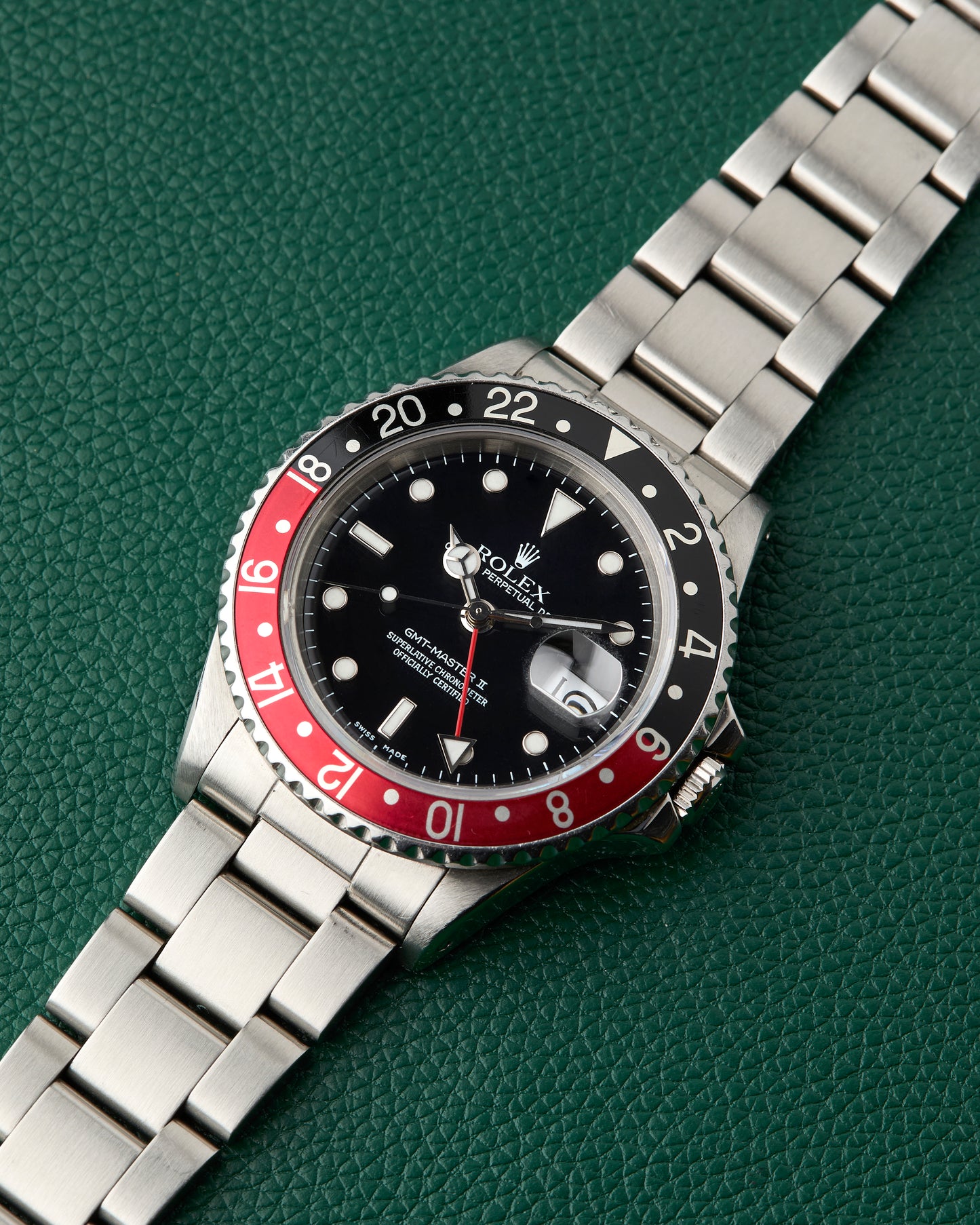 Rolex GMT Master II Ref. 16760 Coke Oyster Bracelet 1987