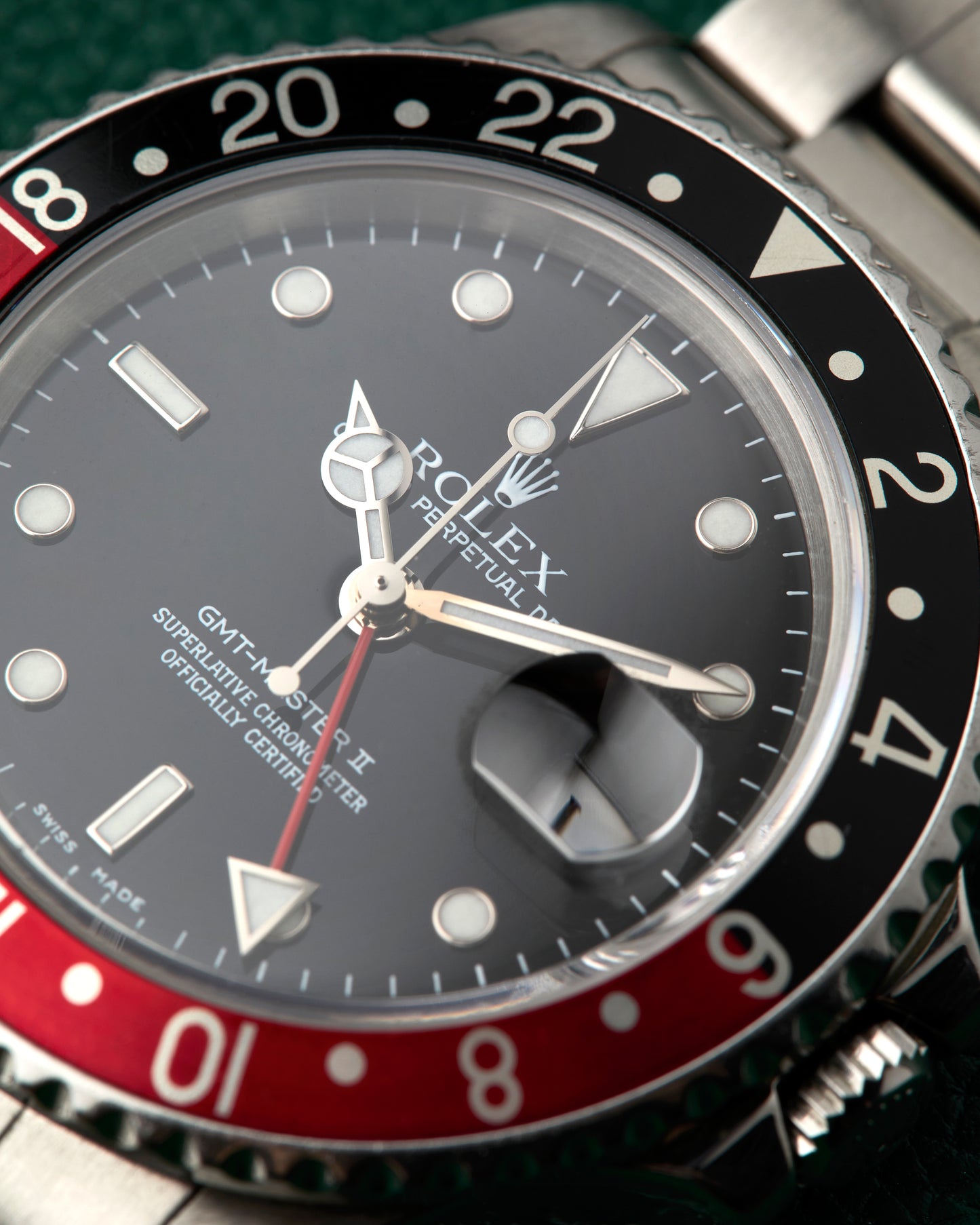 Rolex GMT Master II Ref. 16760 Coke Oyster Bracelet 1987