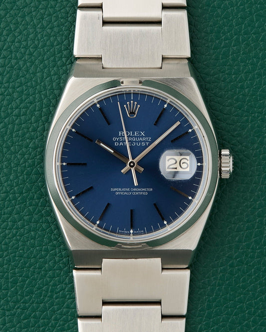 Rolex DateJust OysterQuartz Ref. 17000 Blue Dial 1978