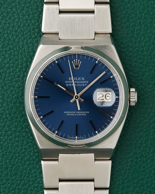 Rolex DateJust OysterQuartz Ref. 17000 Blue Dial 1978