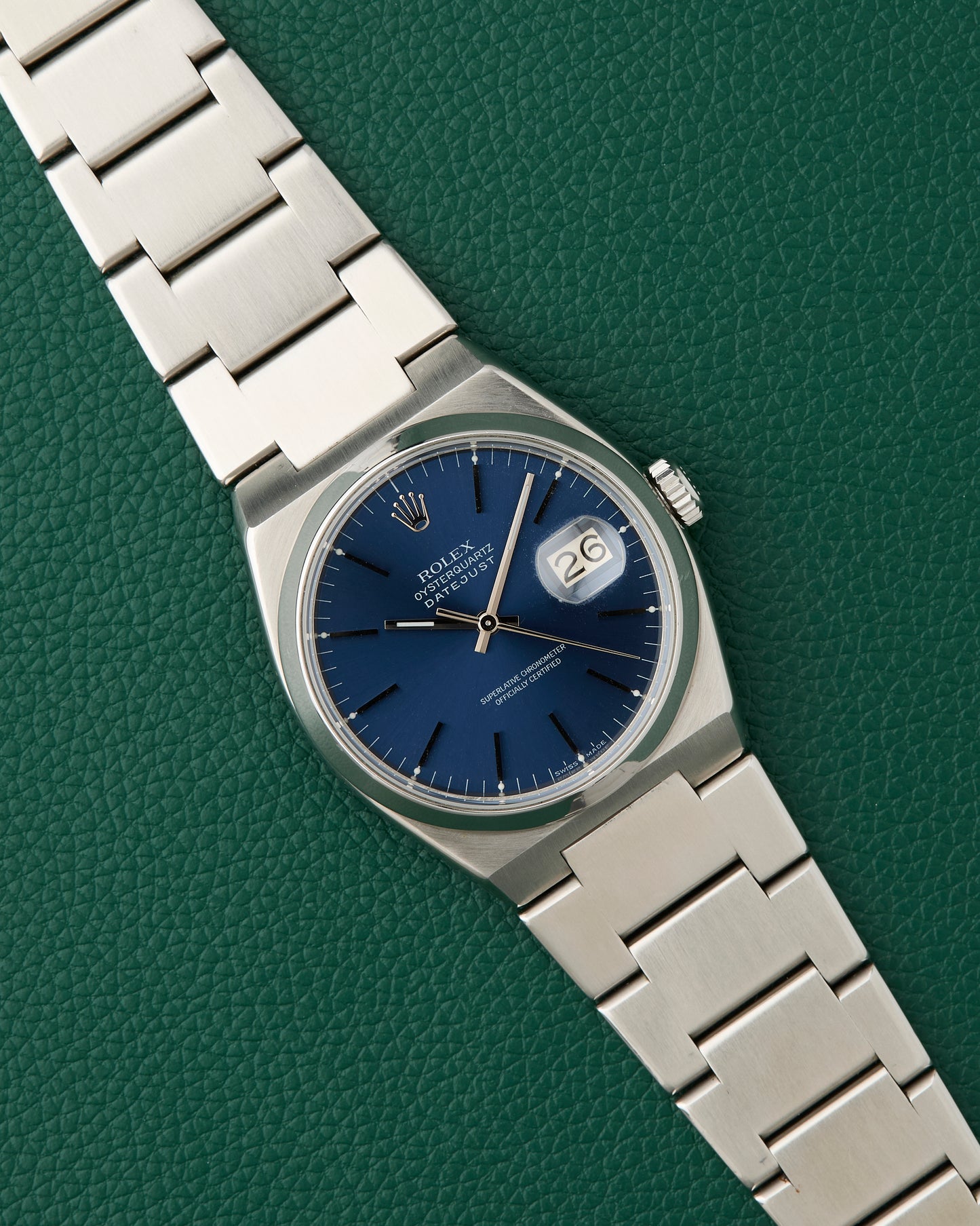 Rolex DateJust OysterQuartz Ref. 17000 Blue Dial 1978