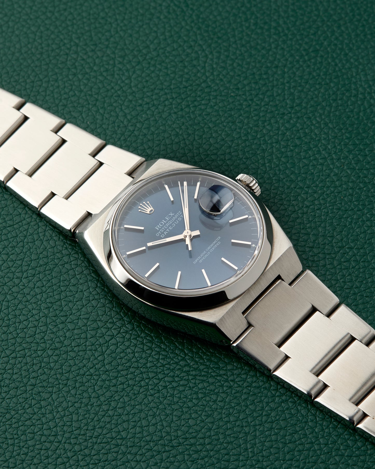 Rolex DateJust OysterQuartz Ref. 17000 Blue Dial 1978