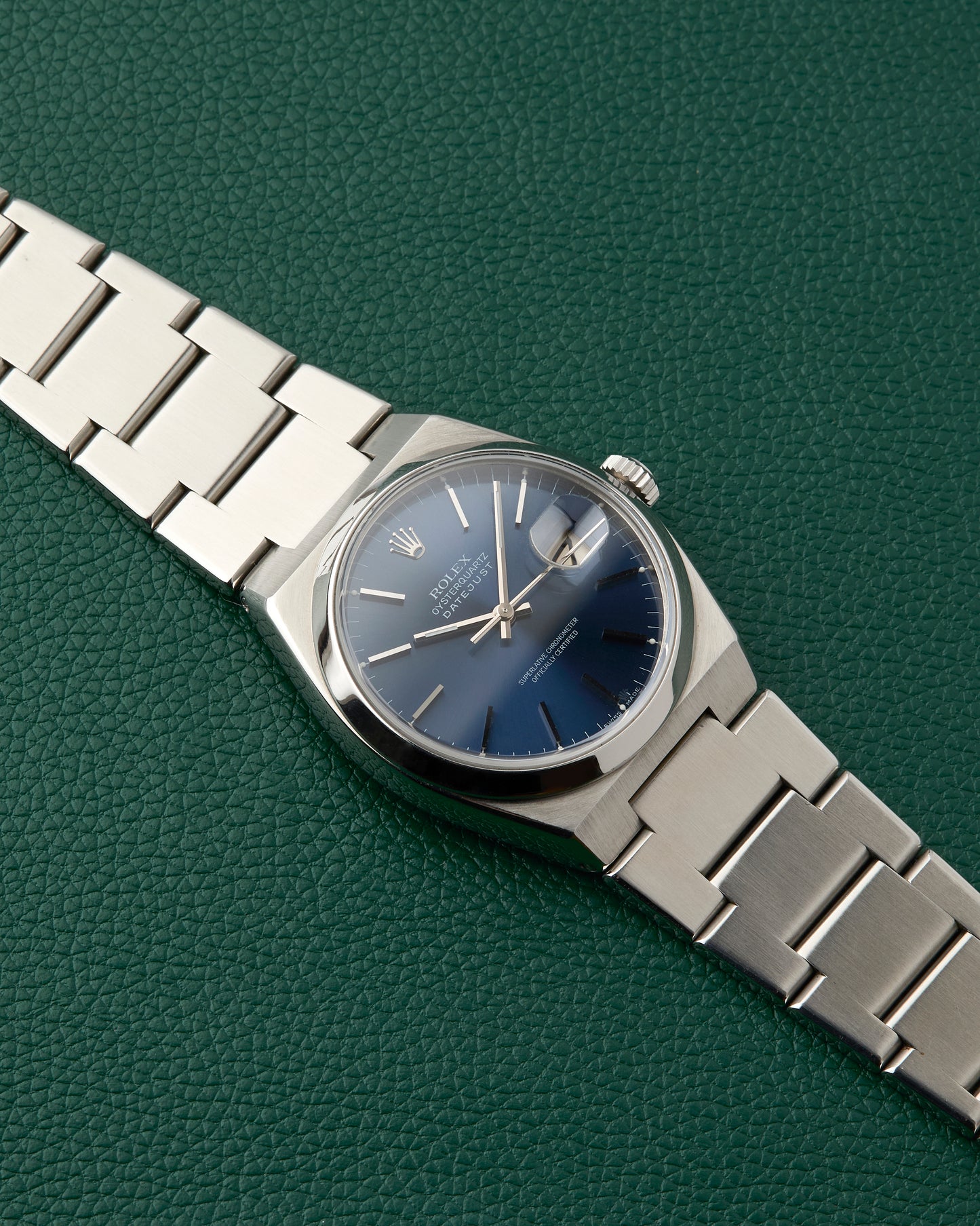 Rolex DateJust OysterQuartz Ref. 17000 Blue Dial 1978