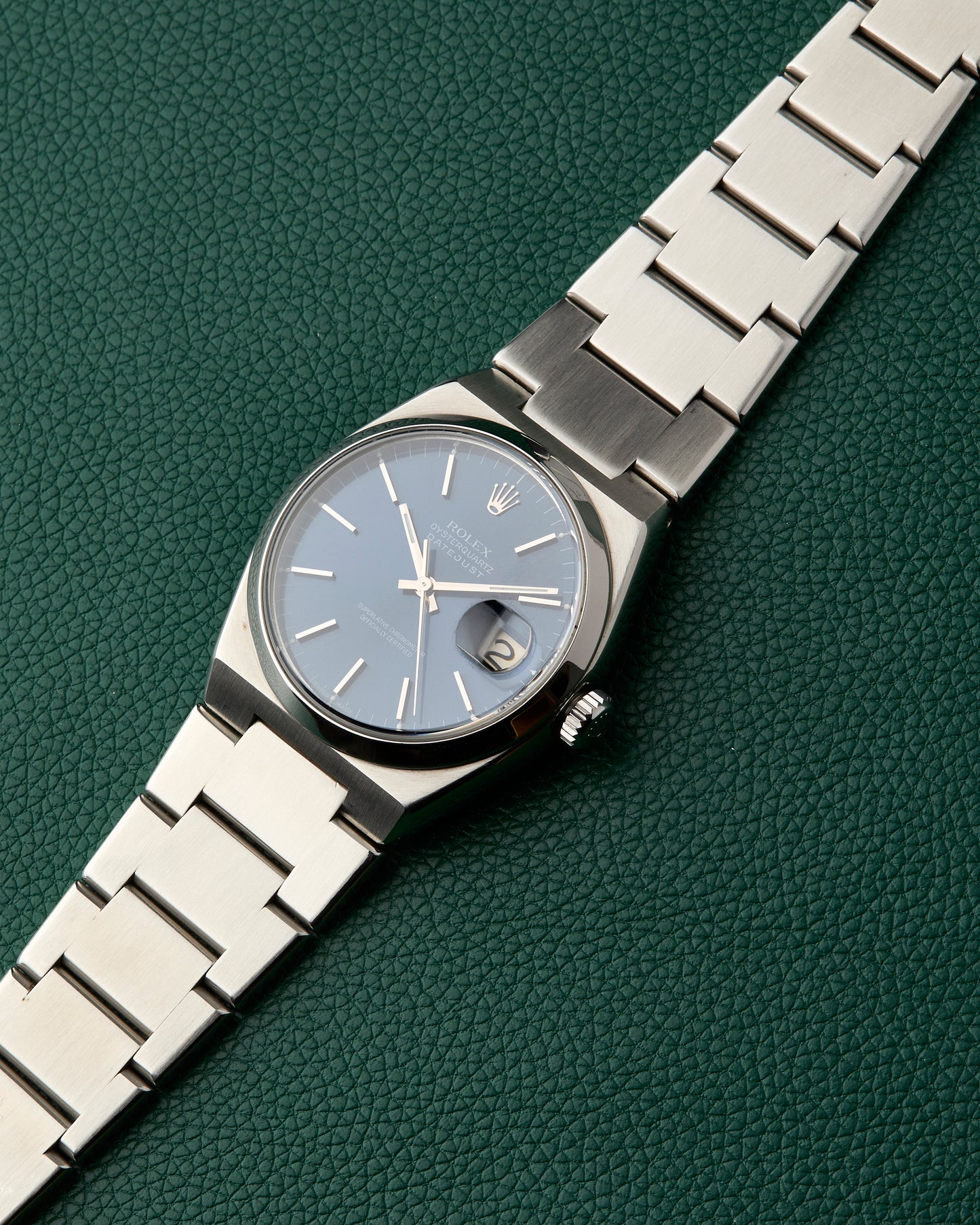 Rolex DateJust OysterQuartz Ref. 17000 Blue Dial 1978