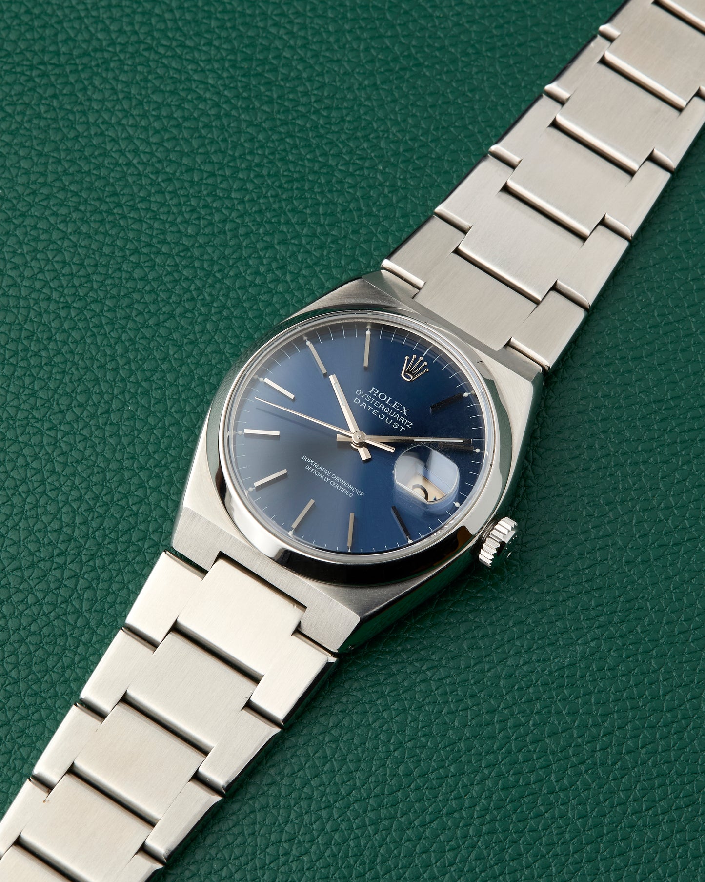 Rolex DateJust OysterQuartz Ref. 17000 Blue Dial 1978