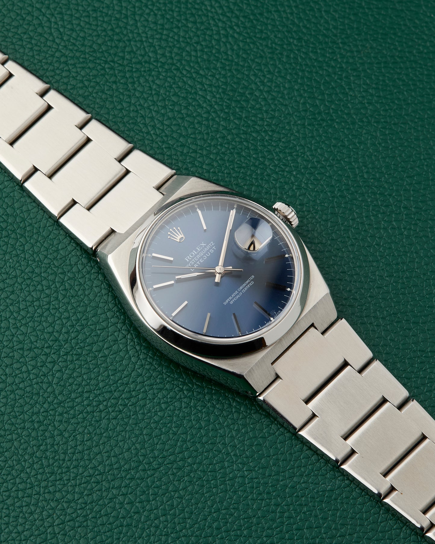 Rolex DateJust OysterQuartz Ref. 17000 Blue Dial 1978