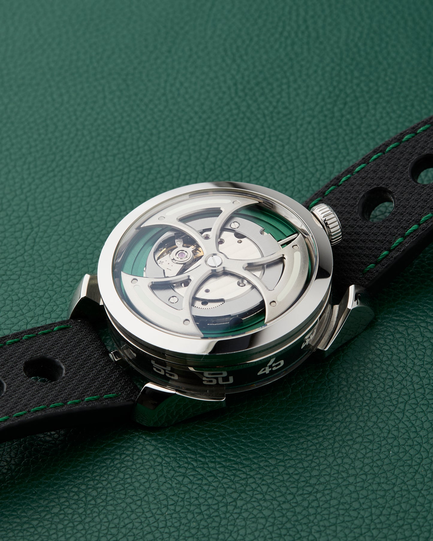 MB&F M.A.D. Editions Green M.A.D.1 with Box and UV Torch
