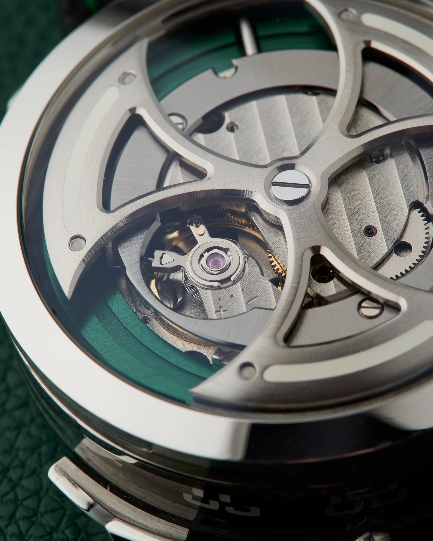 MB&F M.A.D. Editions Green M.A.D.1 with Box and UV Torch