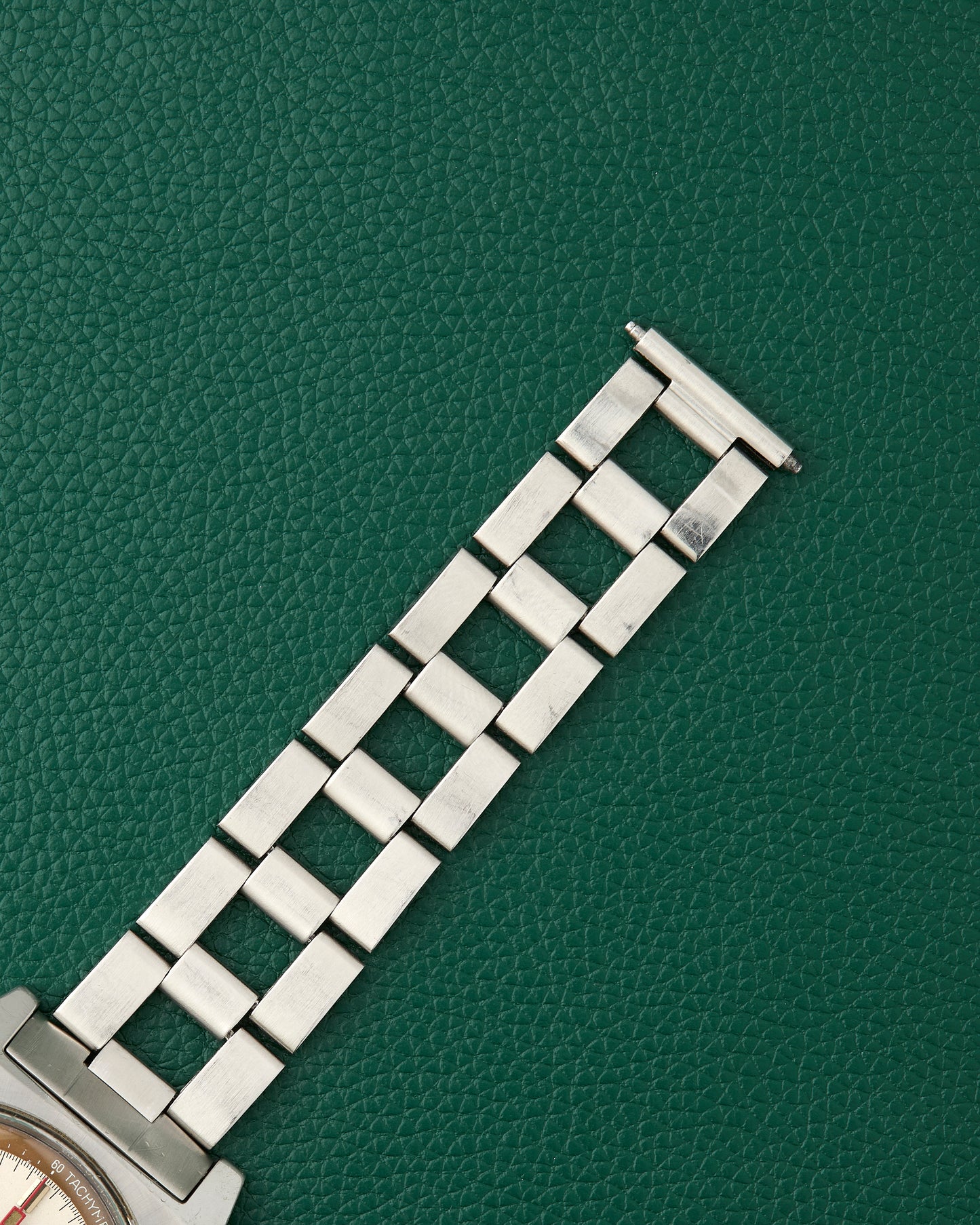 Zenith A384 Vintage El Primero Tropical Caramel Brown Gay Freres Ladder Bracelet