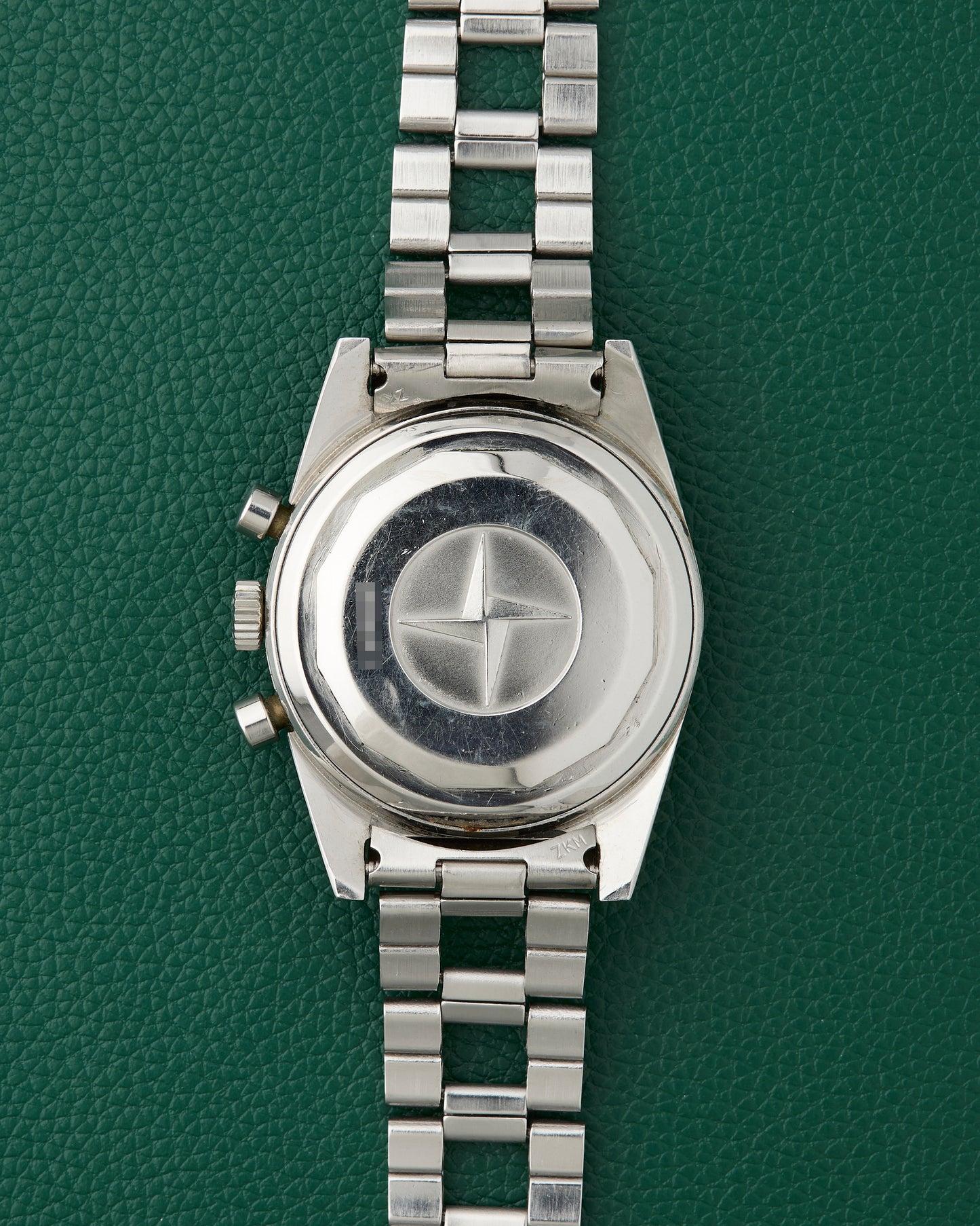 Zenith A384 Vintage El Primero Tropical Caramel Brown Gay Freres Ladder Bracelet