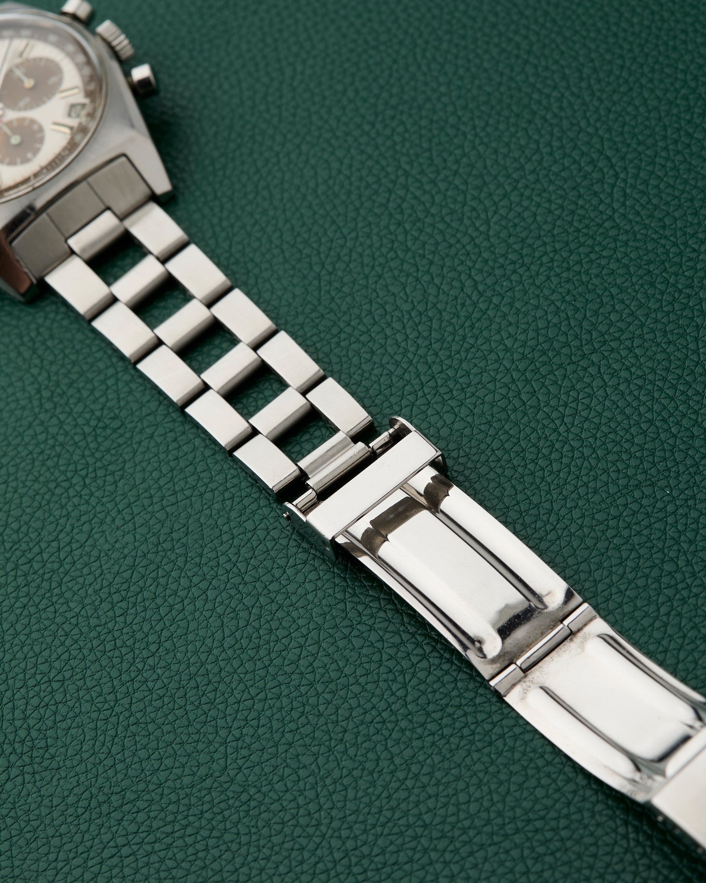 Zenith A384 Vintage El Primero Tropical Caramel Brown Gay Freres Ladder Bracelet