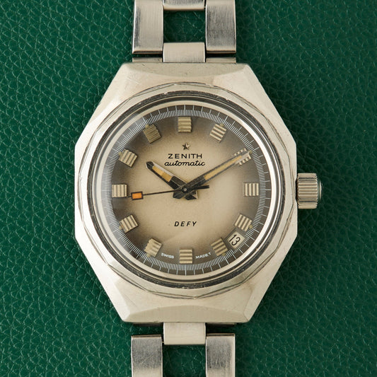 Zenith Defy A3642 Vintage Octagonal Diver Gay Freres Ladder Bracelet
