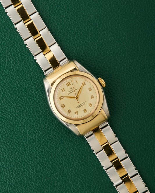Rolex Ref.6064 Two Tone Oyster Perpetual Chronometer Hooded Bubbleback