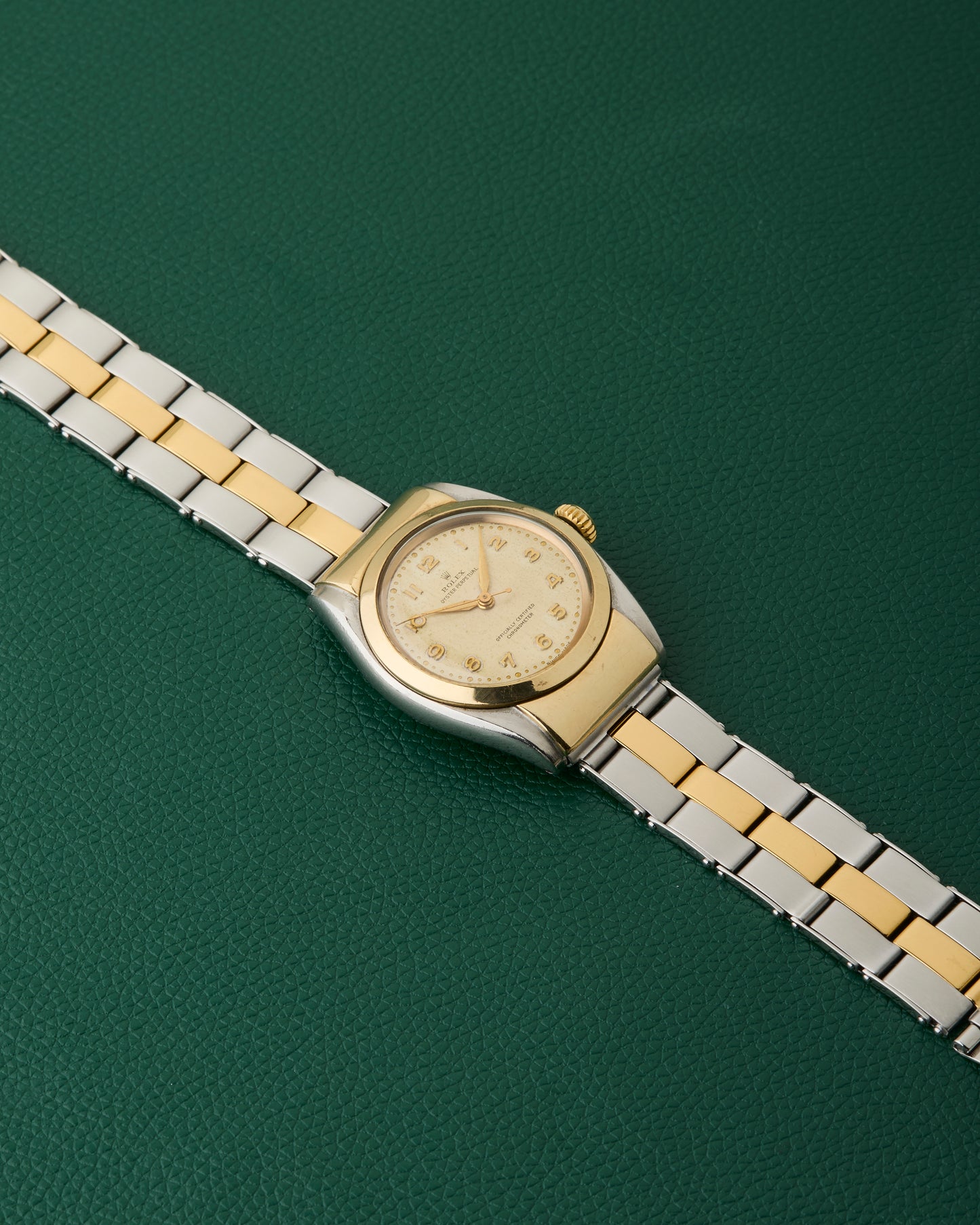 Rolex Ref.6064 Two Tone Oyster Perpetual Chronometer Hooded Bubbleback