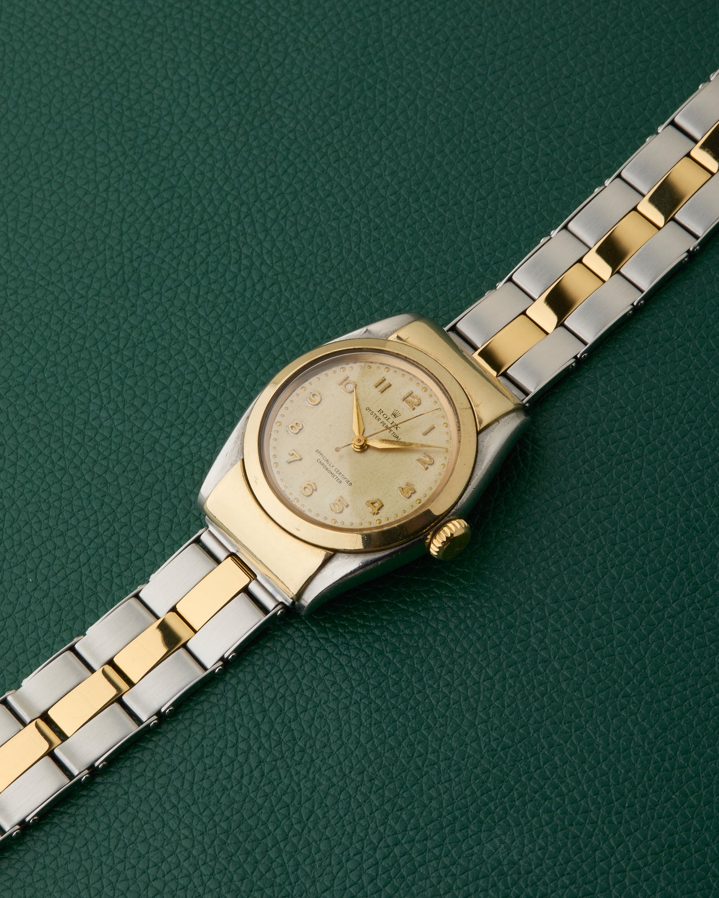 Rolex Ref.6064 Two Tone Oyster Perpetual Chronometer Hooded Bubbleback