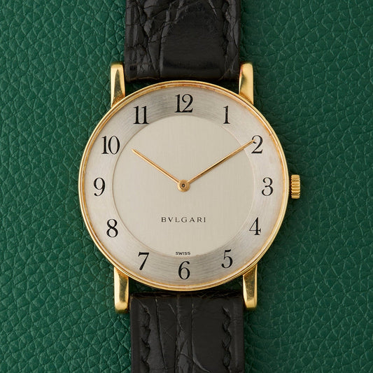 Bulgari Gerald Genta 18k Gold Signed Strap & Buckle