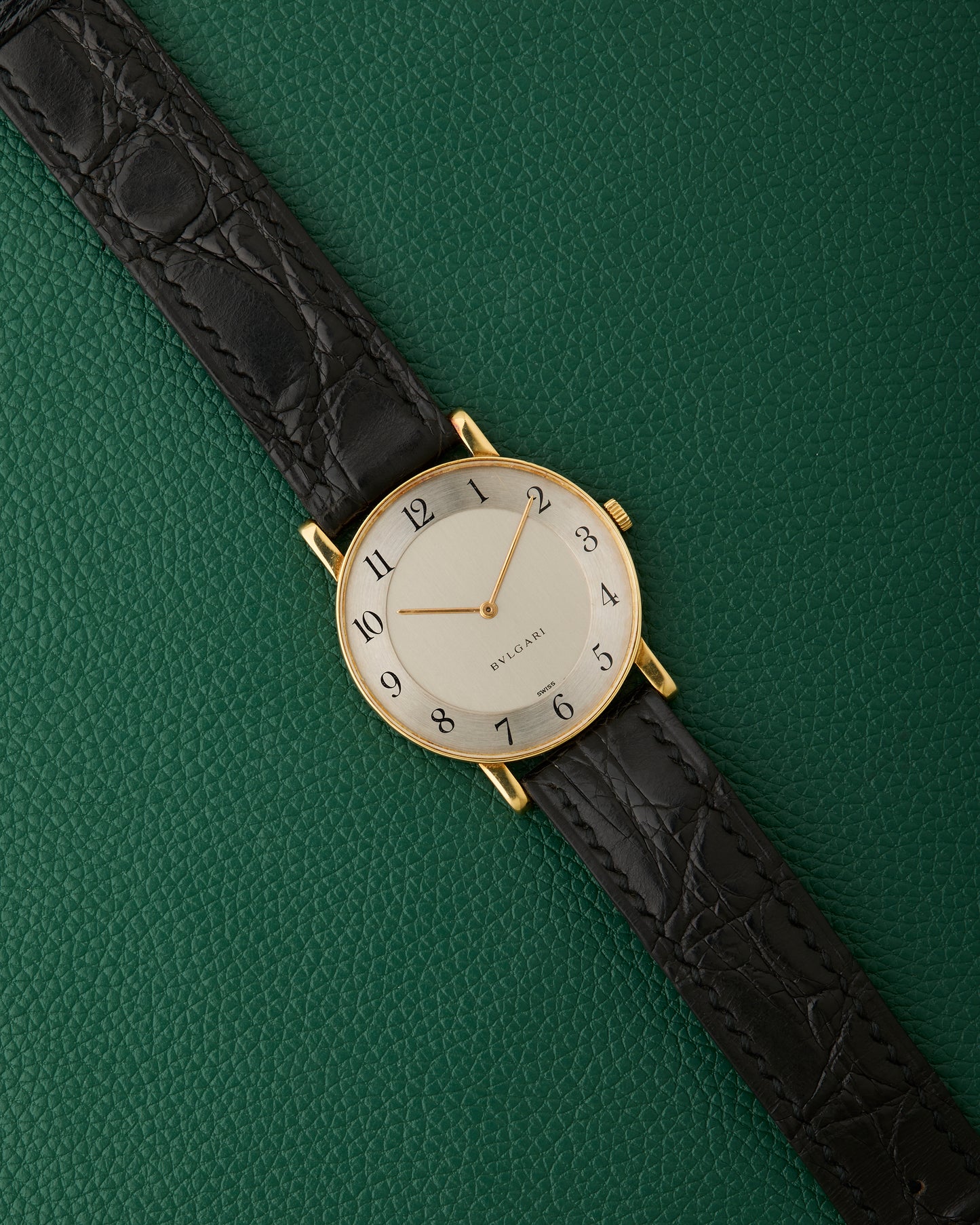 Bulgari Gerald Genta 18k Gold Signed Strap & Buckle